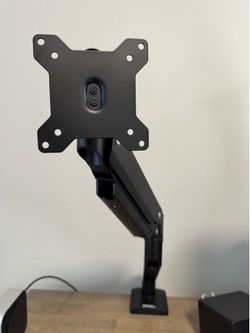 AVLT Heavy-Duty Single Monitor Arm, Gas Spring Desk Mount