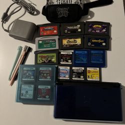 Nintendo DS Lite Bundle + 20 Games (Fire Emblem, Golden Sun, Mario & More!)