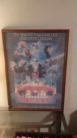 Signed Grand Opening North Charleston Coliseum Poster