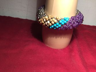 NEW Beaded Bangle Bracelet