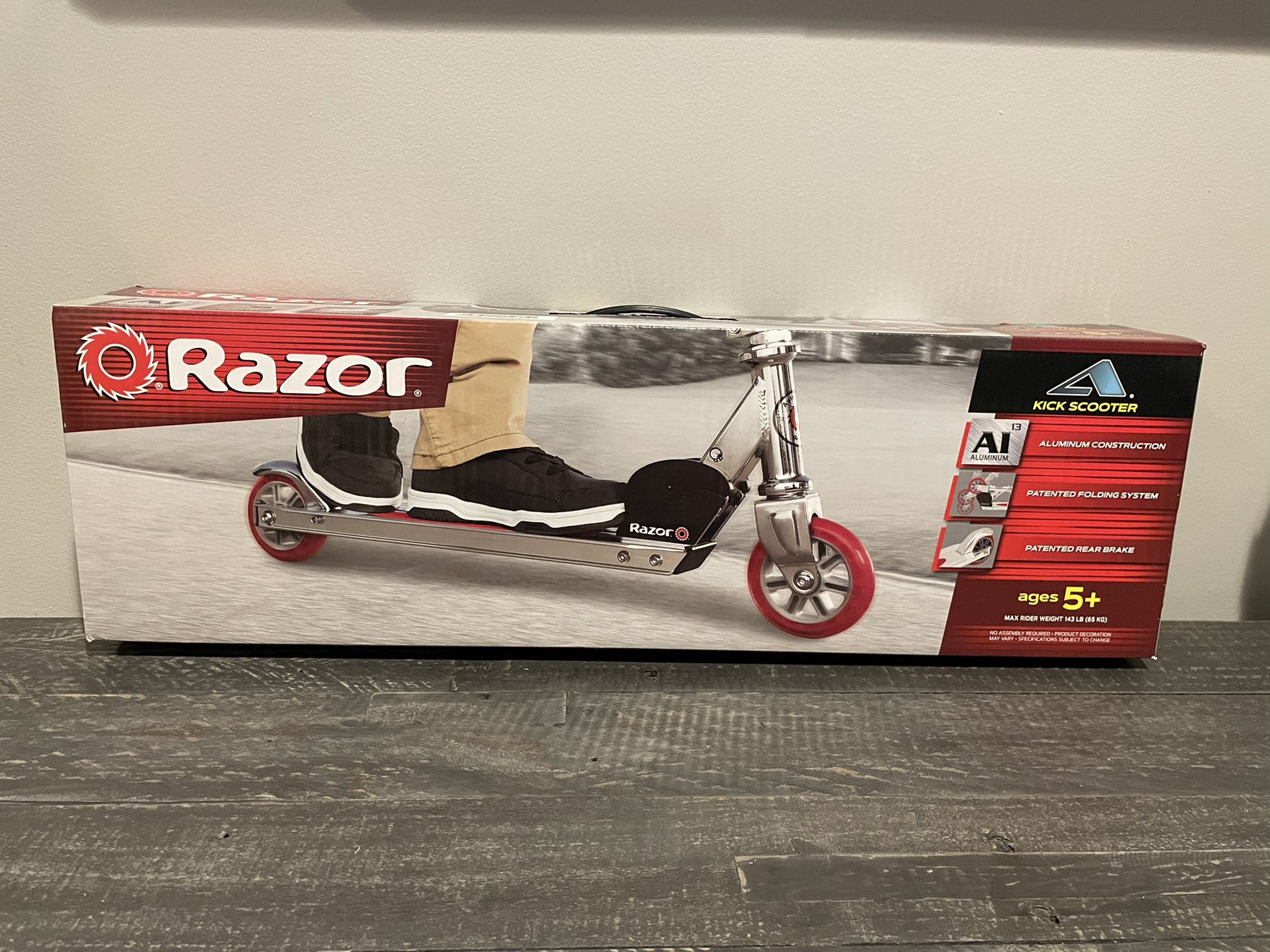 New Razor A Kick Scooter - Red