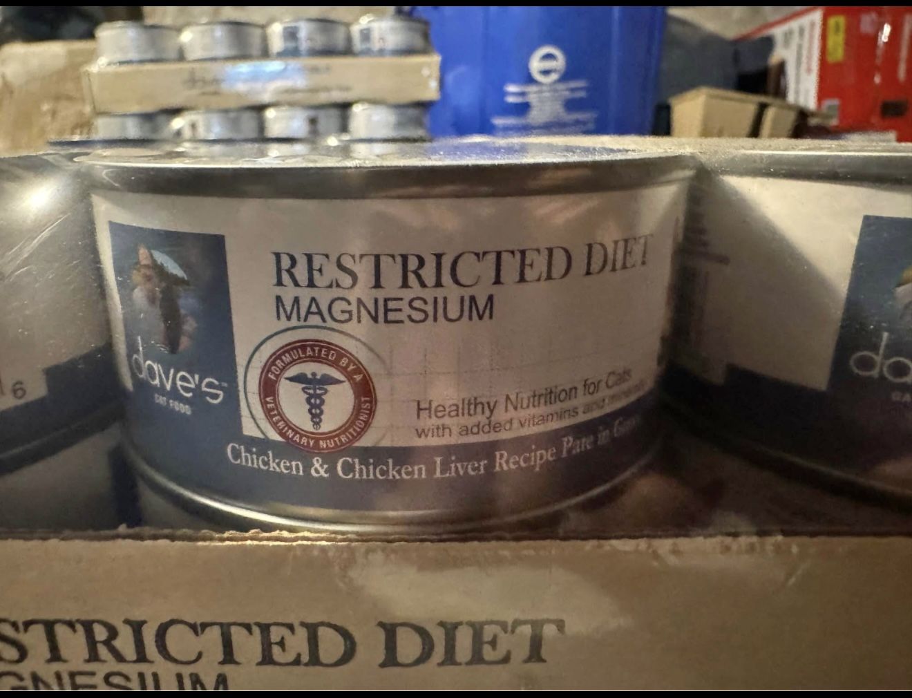 Dave's restricted diet magnesium cat food 24 Pack