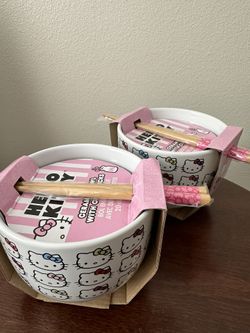 Hello Kitty Ceramic Bowls