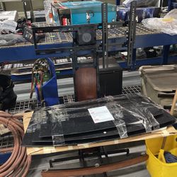 Tv Stand With Glass Shelves