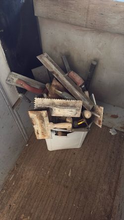Trashcan Full Of TROWELS 