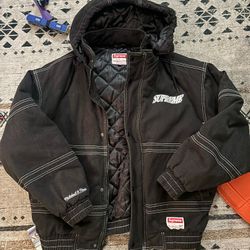 Supreme x Mitchell & Ness Men's Twill Stadium Jacket