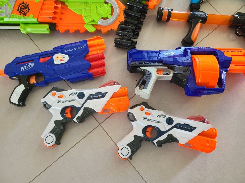 Lot Of Nerf Guns and Power Poppers