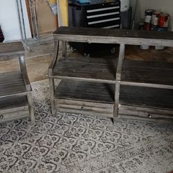 2 Wood Tables 
