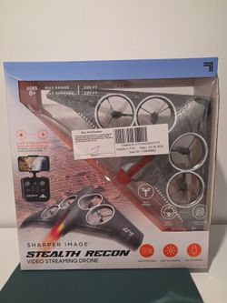 Sharper Image Stealth Recon Video Streaming Indoor Drone