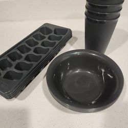 Plastic Items *added 4 Cups & 4 More Bowls 