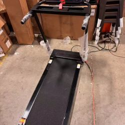 Folding Treadmill with Heart Rate Sensor