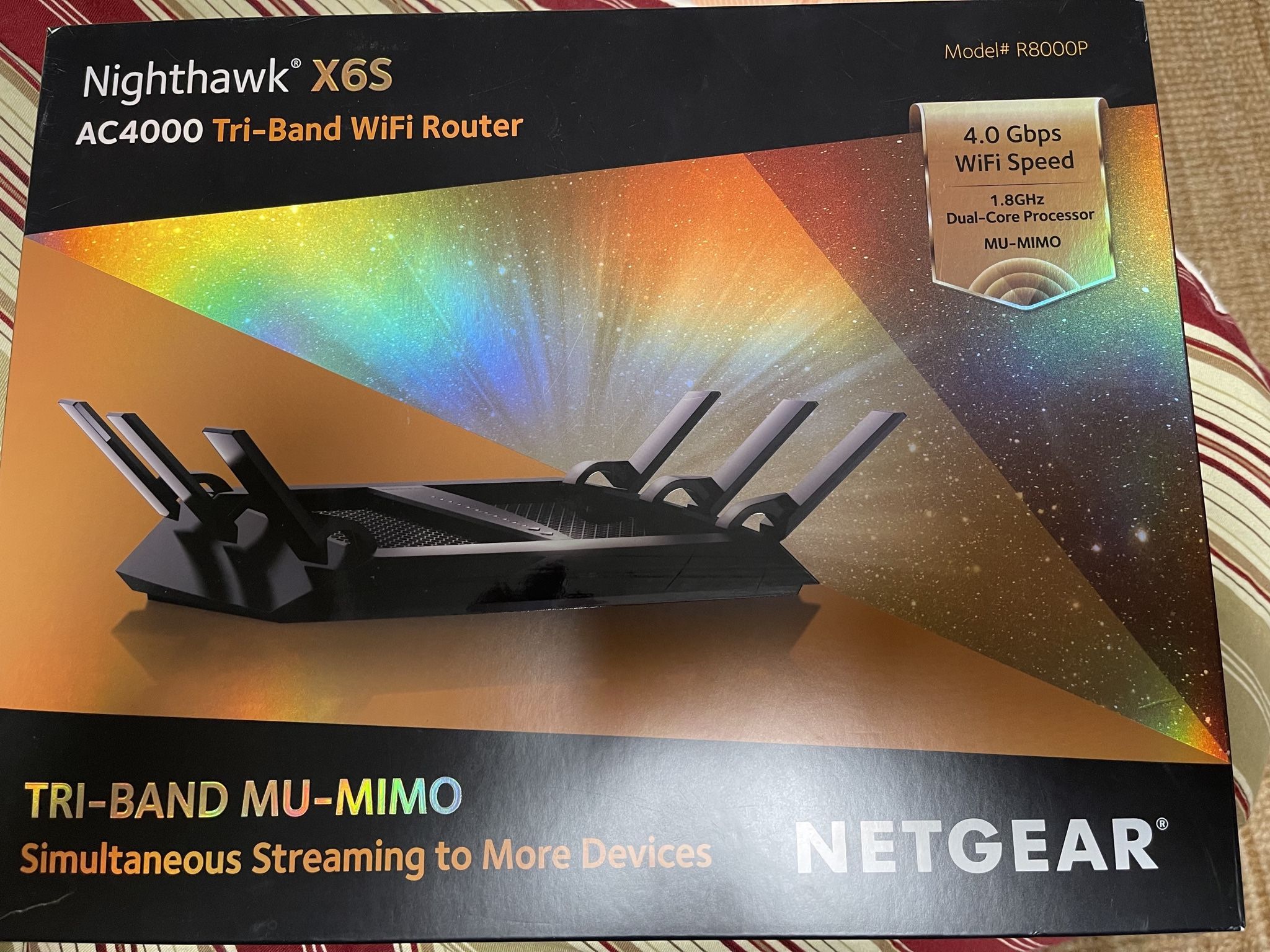 Netgear Nighthawk X6S Smart WiFi Router (R8000P)