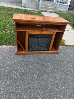 Free tv stand and space heater