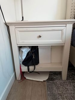 White nightstand