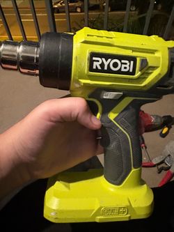 RYOBI heating gun with free battery charger 30 more