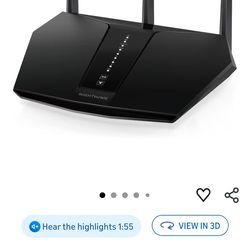 NETGEAR Nighthawk WiFi 6 Router (RAX30) - Security Features, 5-Stream Dual-Band Gigabit Router, AX2400 Wireless Speed (Up to 2.4 Gbps), Covers Up to 2