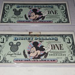 1999 Disney Collectable Dollars  ( Uncerculated  )