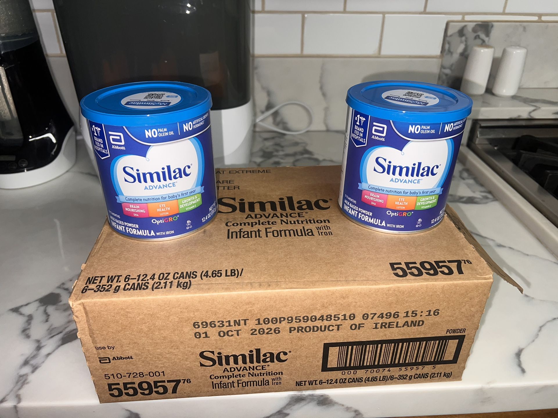 Similac Advance Infant Formula 8 Cans 12.4 Oz