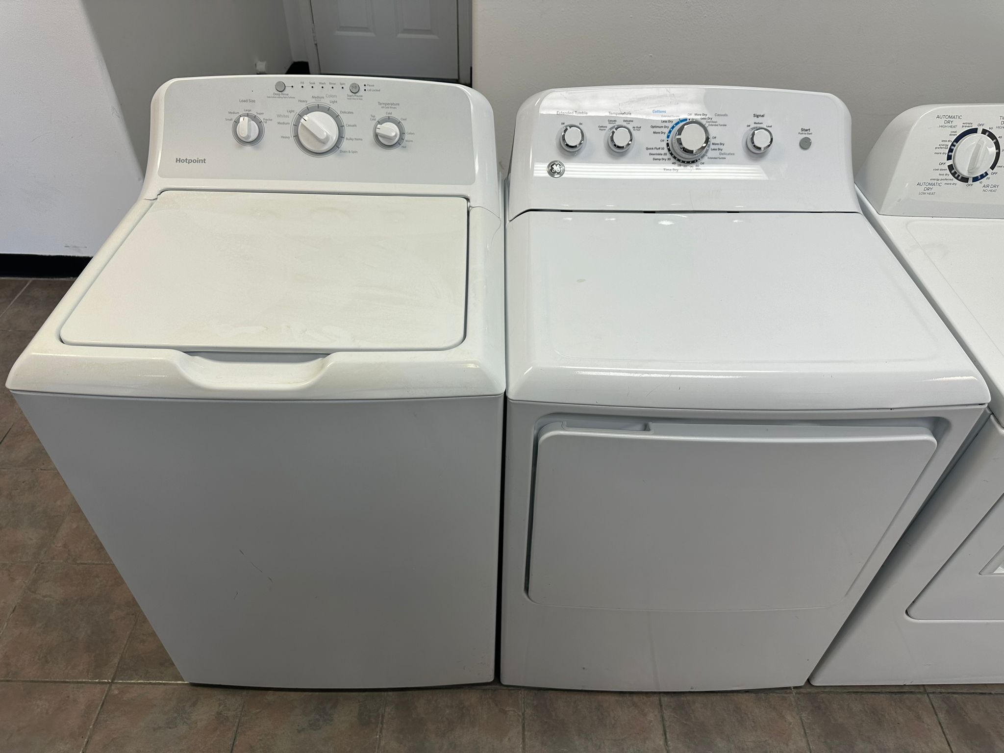 GE Washer And Electric Dryer Set