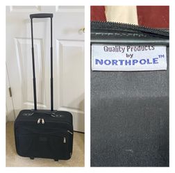 16-inch Northpole luggage trolley, underseat-approved size, lightweight