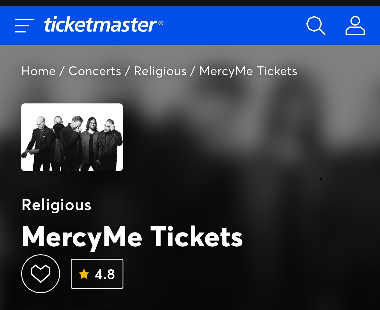 Mercy Me Tickets At Crypto Arena Plus Parking Willing To Trade