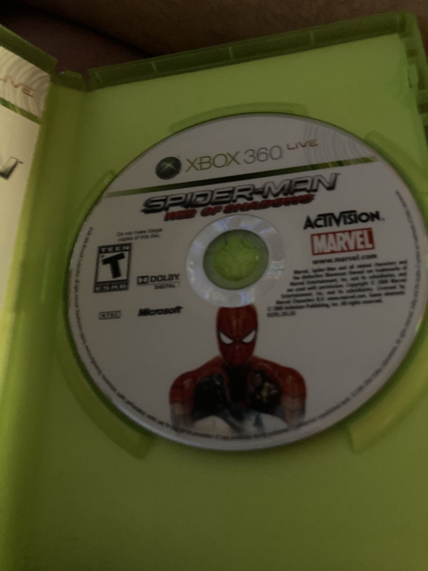 Xbox 360 Spider-Man Web of Shadows for Sale in Hanover, PA - OfferUp