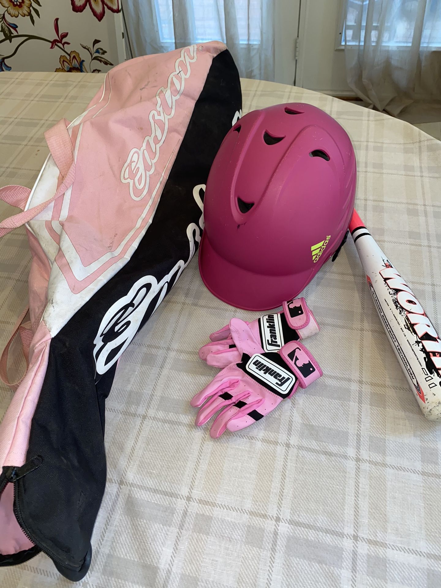 Pink Youth Baseball Set