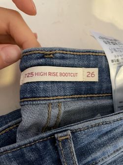 725 High Rise Bootcut Size 26