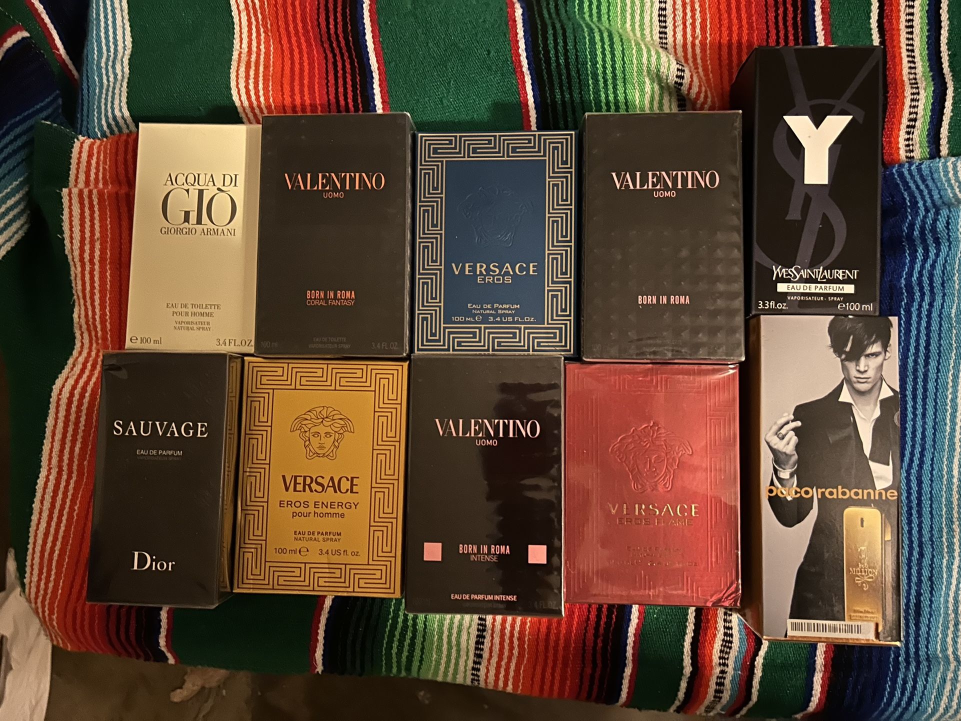 VALENTINO VERSACE DIOR PACO RABANNE