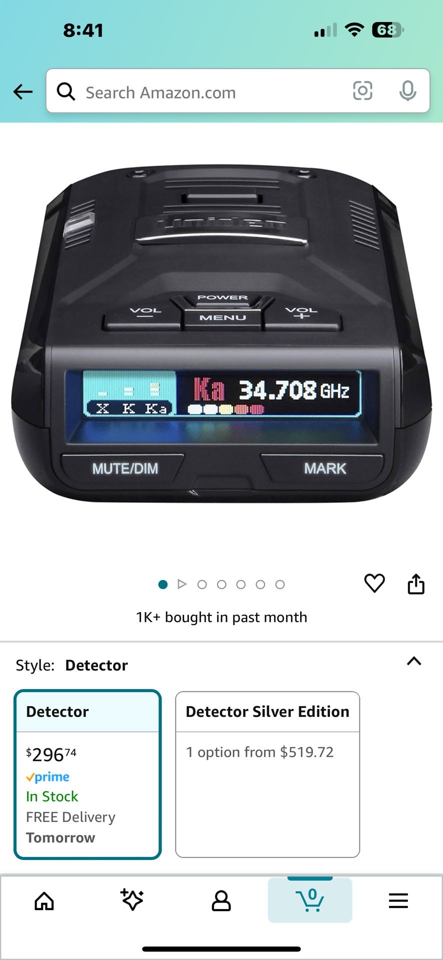 Uniden - R3 BLK DSP Long Range Radar and Laser Detector - Matte Black