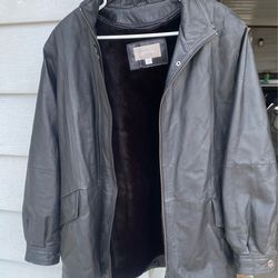Croft and Barrow Leather jacket size XL