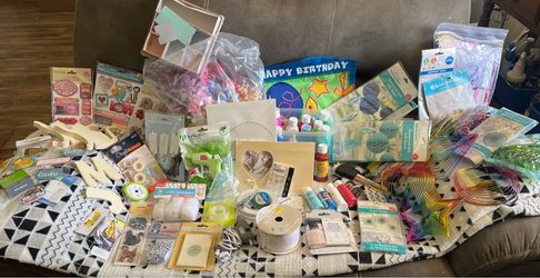 Huge Lot of Arts, Crafts and Party Supplies
