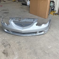 02-04 Acura Rsx Front Bumper 