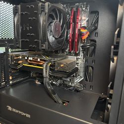 Gaming PC Setup W/Monitor & Keyboard