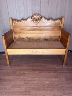 Vintage Solid Wood Bench