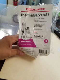 1 Thermal paper roll