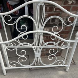 White Twin Bed Frame 