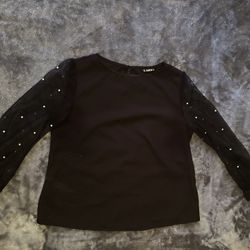Black Pearl Long Sleeve Dress Up Shirt