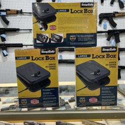 SnapSafe Lock Box With Key BRAND NEW 