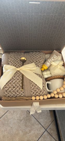 Happy hygge gifts basket