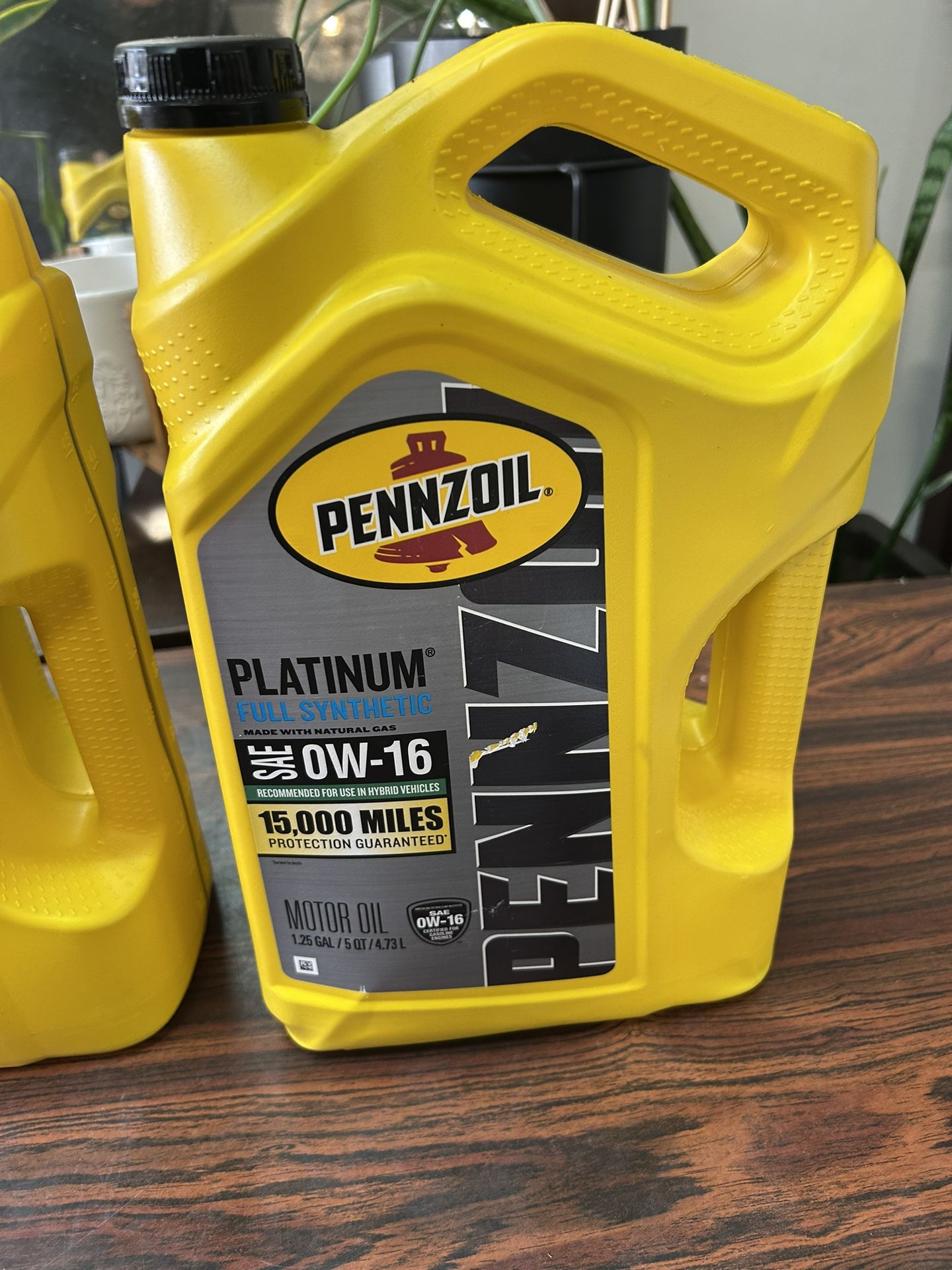 Pennzoil  5w-30.  and 0w-16  