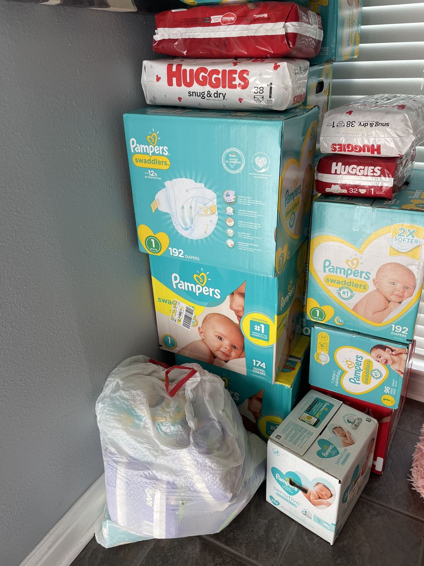 Pampers And Huggies Unopened 