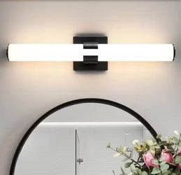 KAISITE 1-Light Black LED Vanity Light Bar, Dimmable Bathroom Light