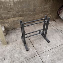 Small Outdoor/Indoor Weight Rack
