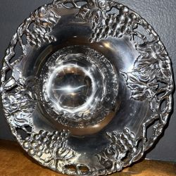 Arthur Court Designs Grape Silver Plate 2000’s Serving Dish