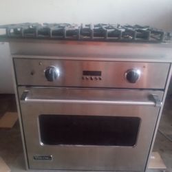 Viking Oven And Gas Top Warming Drawer And Hood