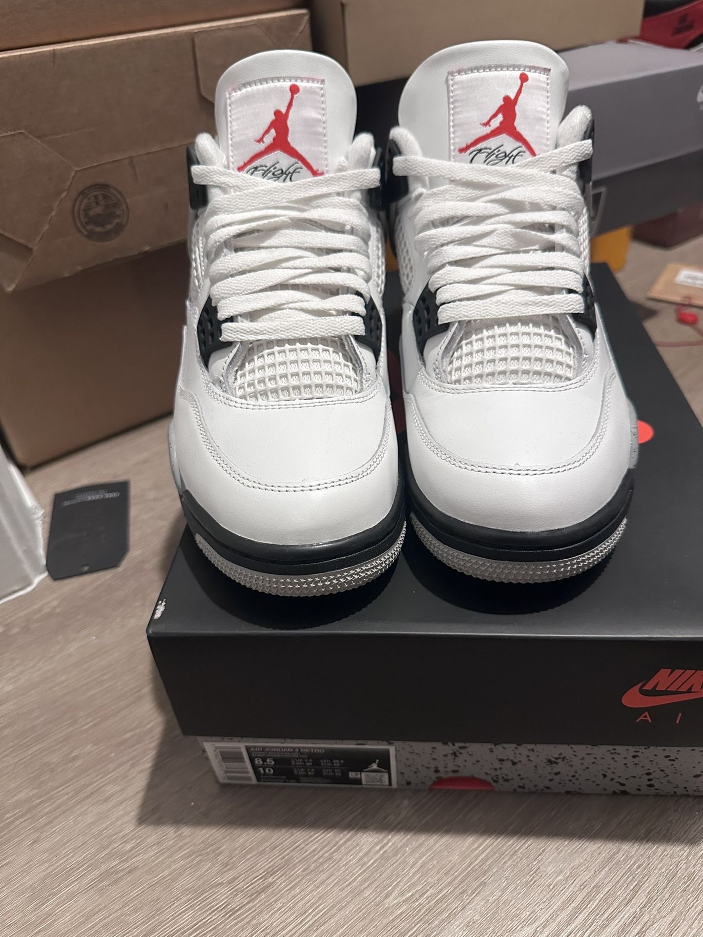 Men’s Jordan Cement 4’s Size 8.5