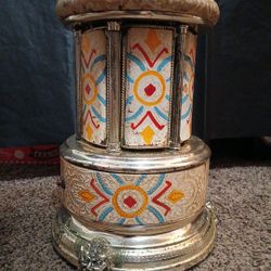 Vintage Reuge Cigerette Music Box And Lipsticker Holder, Not Working Parts Or Restore Ready For Sure