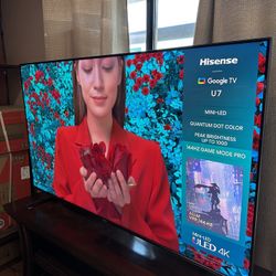 65” Hisense ULED U7 Smart 4K 144Hz Game Mode