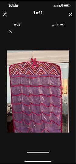 Hanging jewlery organizer